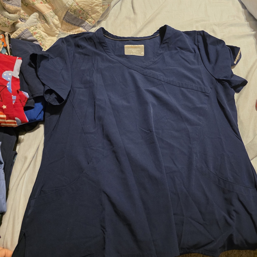 Skechers Dark Blue Scrub TOP